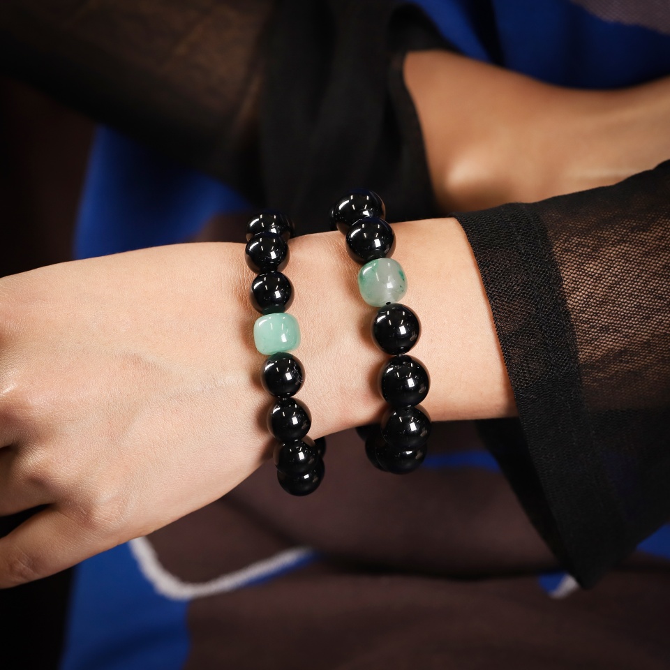 防护之盾丨黑碧玺设计款 手串