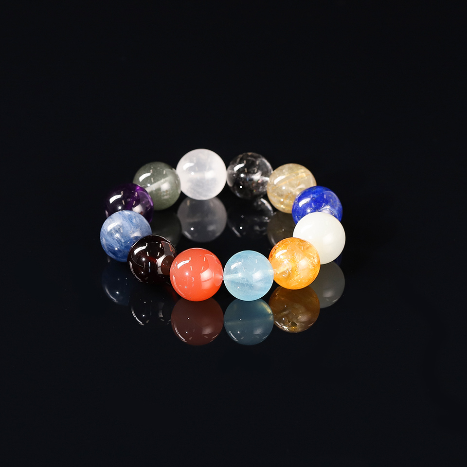 寰宇能量｜十二脉轮 水晶手串