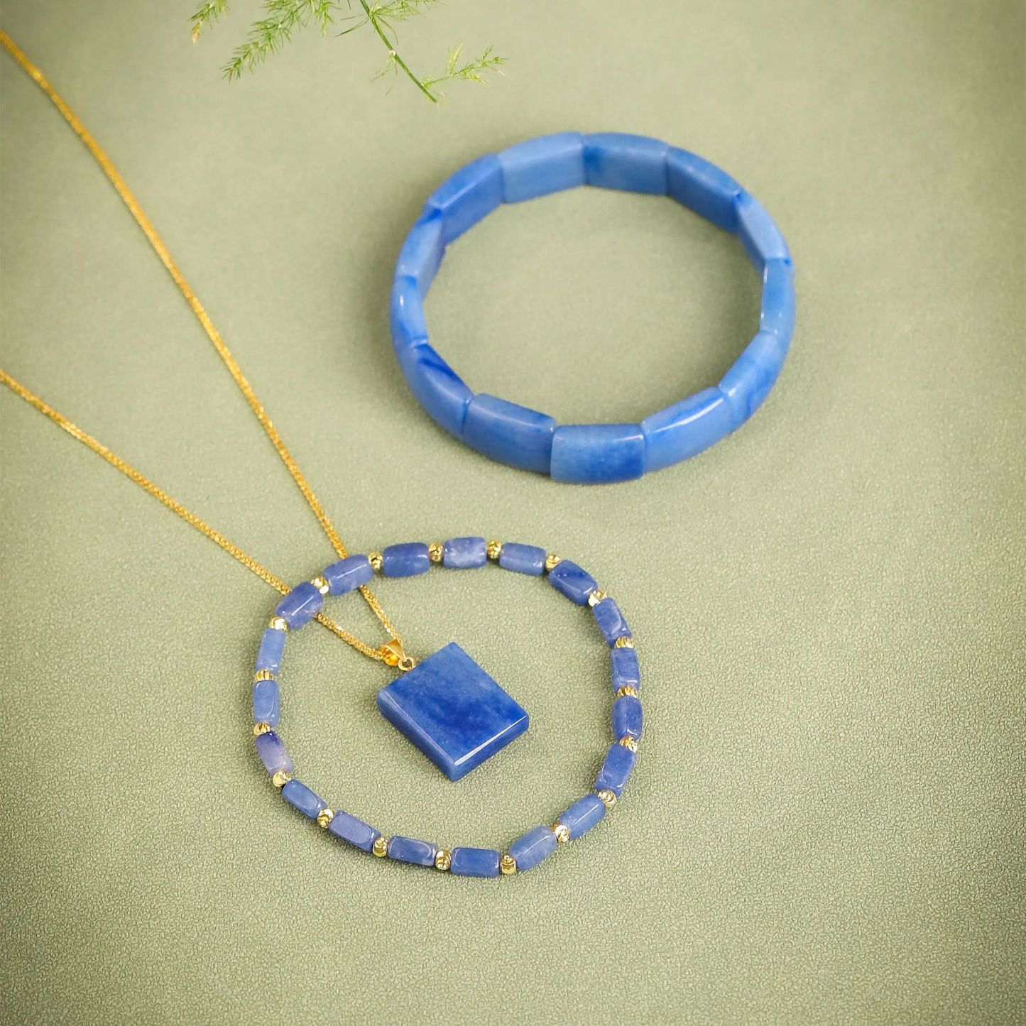 蓝舒俱来手牌/项链/耳环