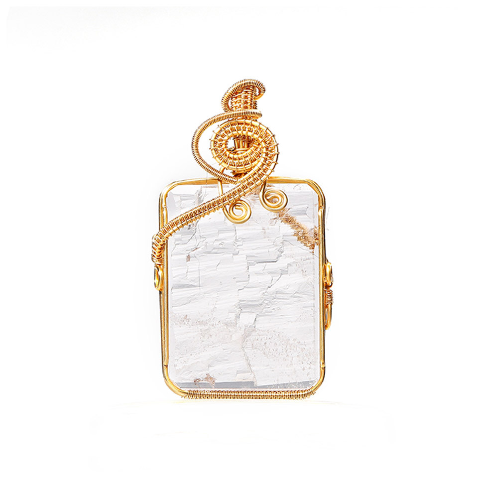 哈修比之眼｜喜马拉雅 白水晶吊坠