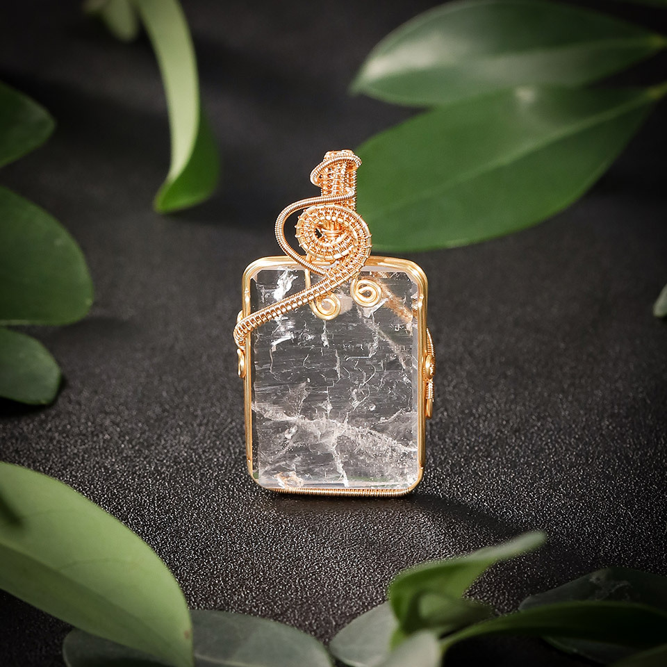 哈修比之眼｜喜马拉雅 白水晶吊坠