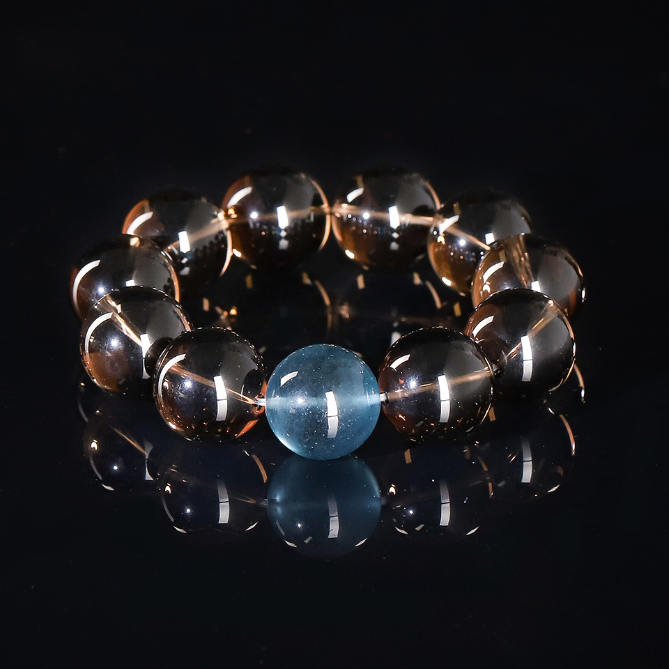 男士能量引擎｜天然茶晶 手串