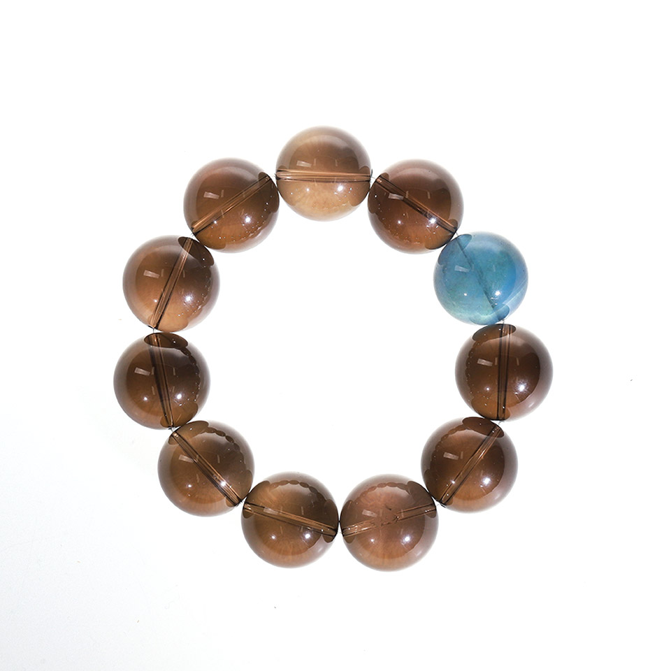 男士能量引擎｜天然茶晶 手串