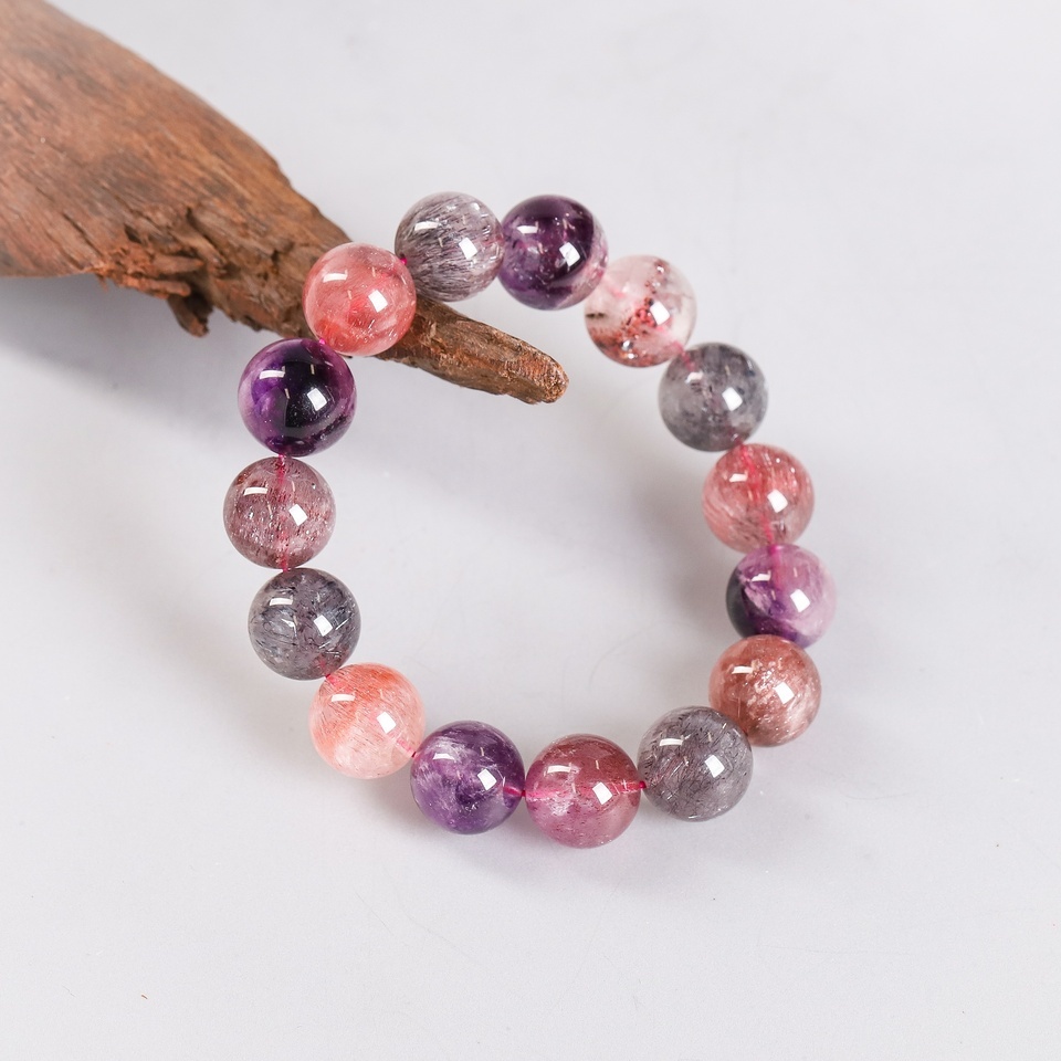 大红大紫 × 七矿共生 ｜满矿超七 手串