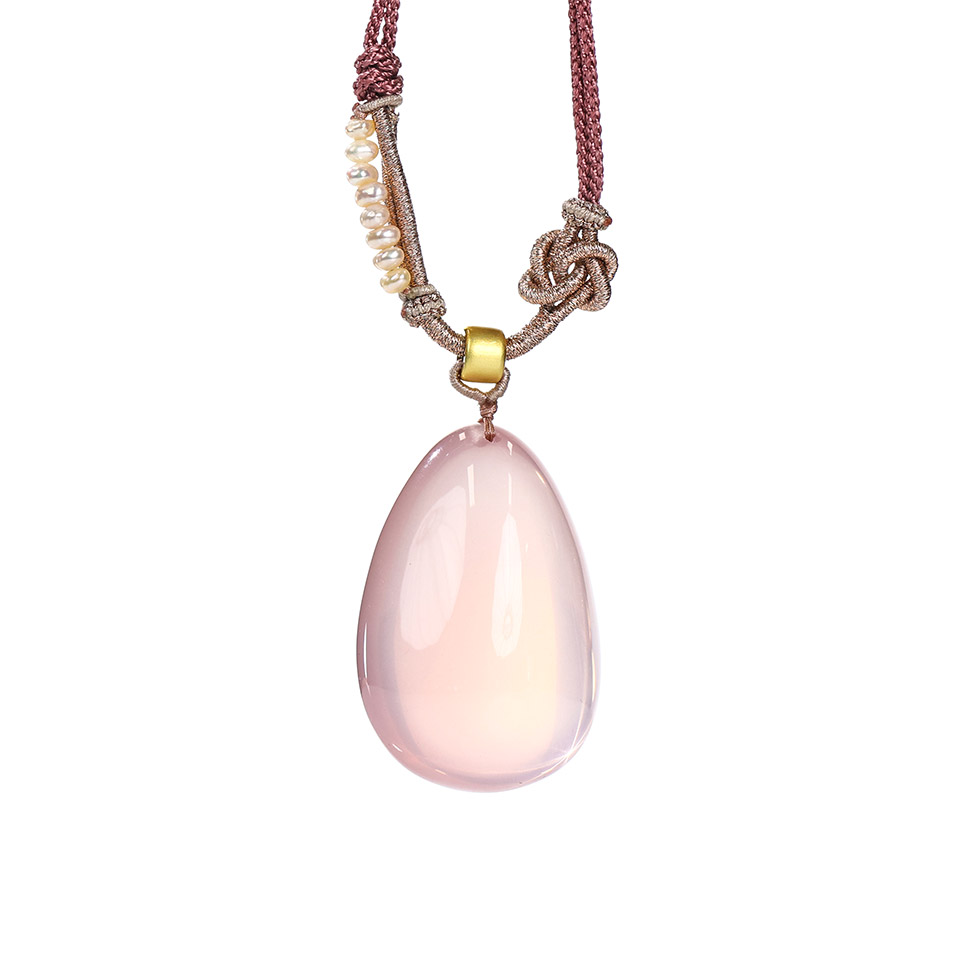 爱的滋养｜ 六芒星光粉晶  吊坠