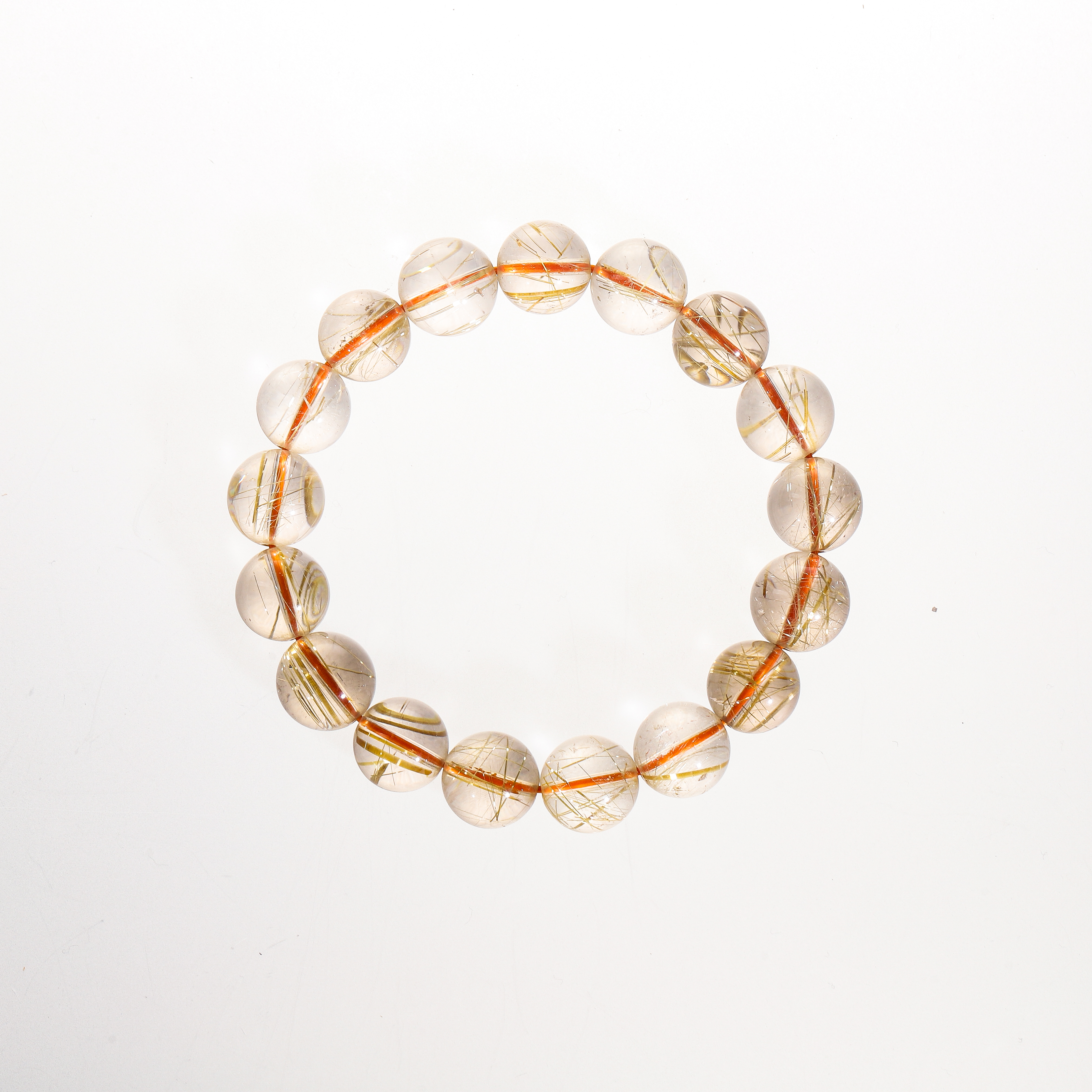 财富权杖 · 显化推进器｜金发钛晶 手串