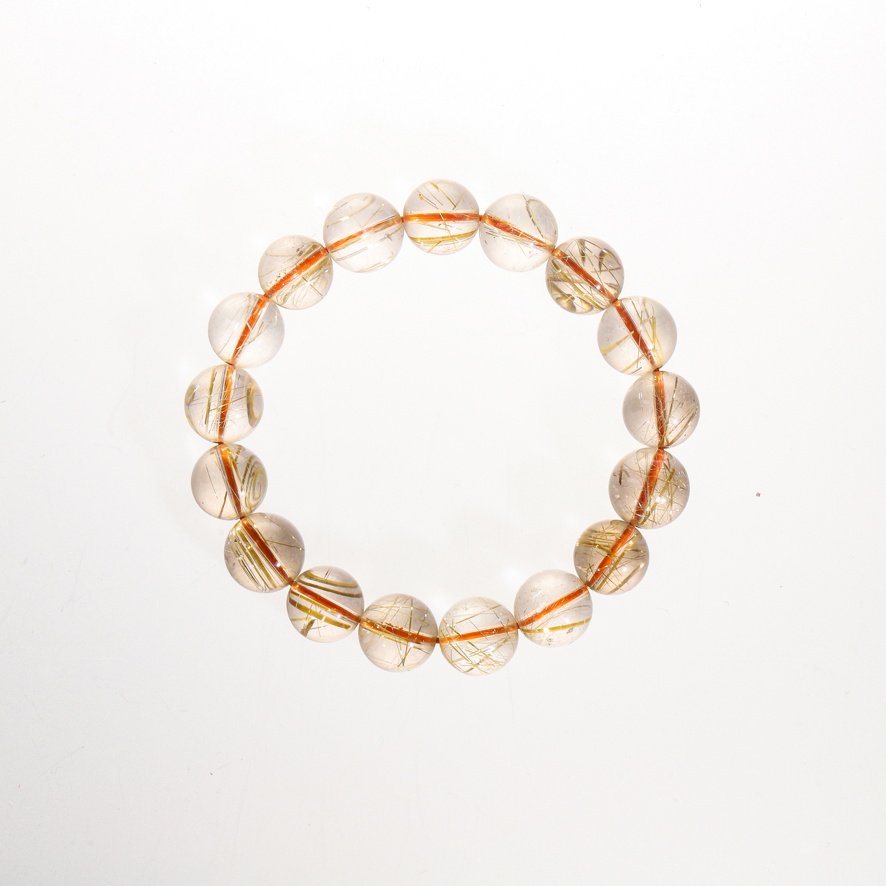 财富权杖 · 显化推进器｜金发钛晶 手串