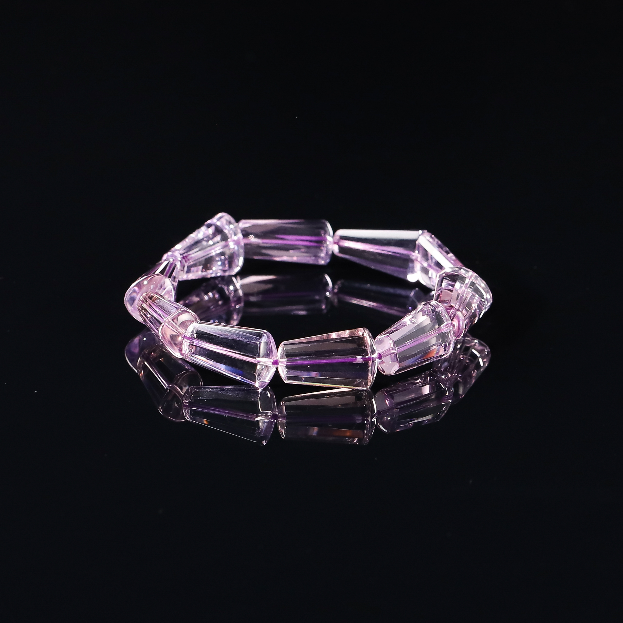 紫晶星裙｜ 玻利维亚 紫晶三角 手串