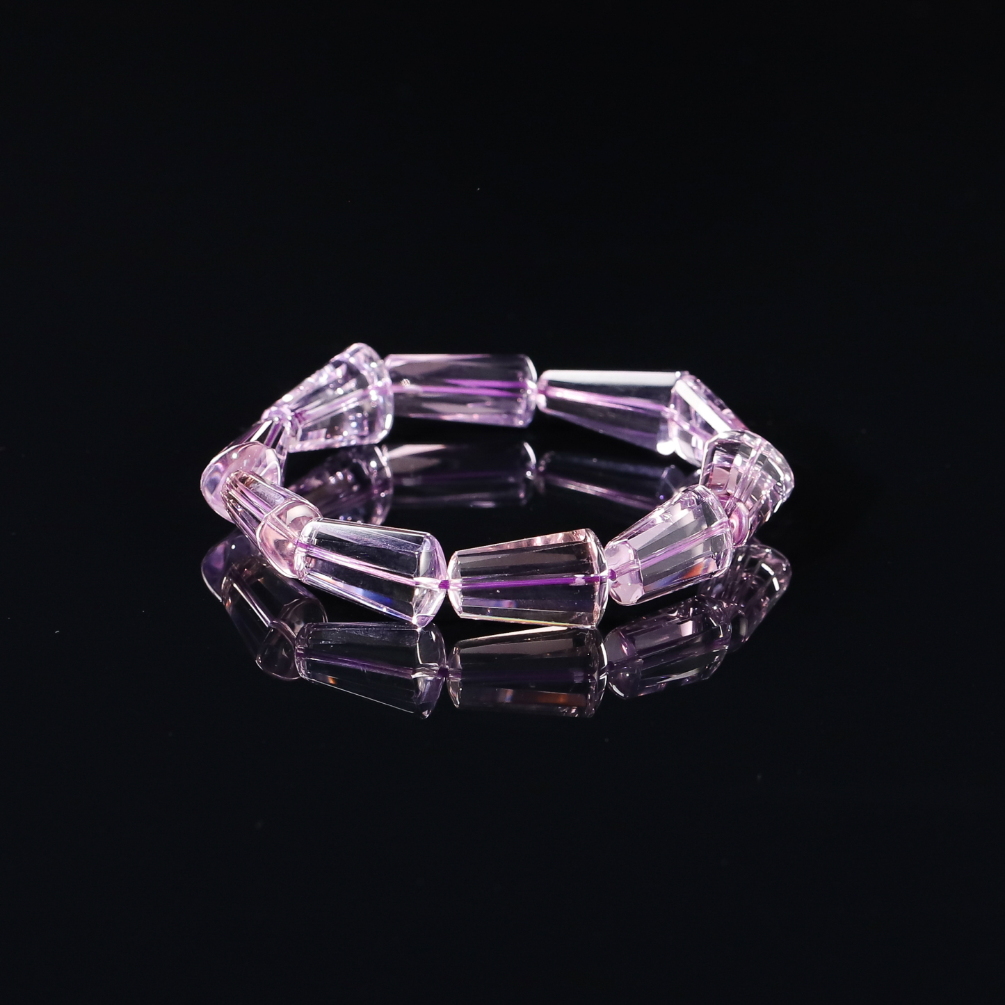 紫晶星裙｜ 玻利维亚 紫晶三角 手串