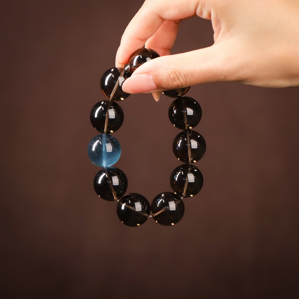 【礼】气场引擎丨天然茶晶男士 手串