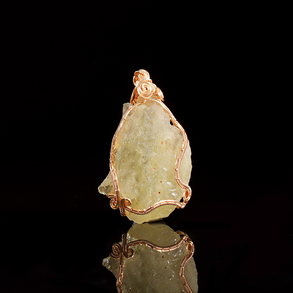 沙漠之光丨黄金陨石绕线款 吊坠