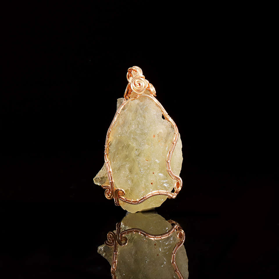 沙漠之光丨黄金陨石绕线款 吊坠