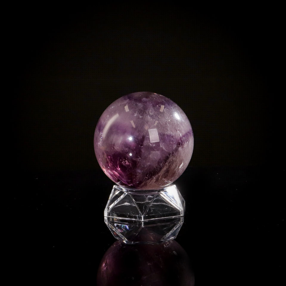 权杖之心丨达碧兹 紫水晶球 摆件