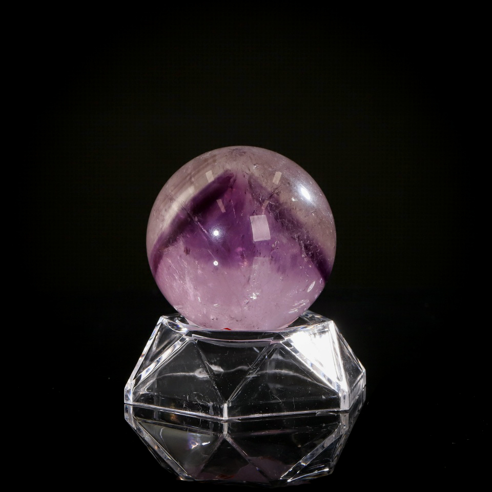 权杖之心丨达碧兹 紫水晶球 摆件