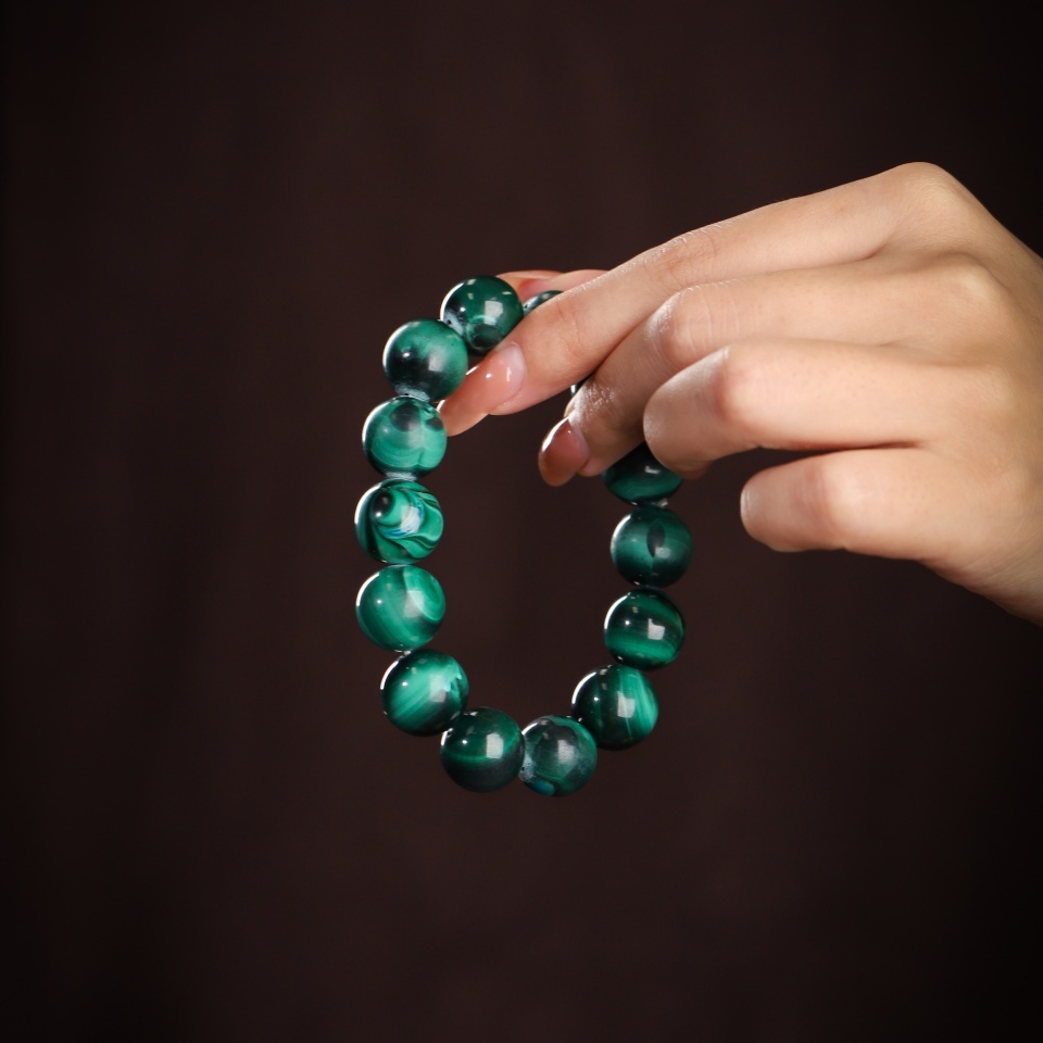 【愈】大地之药丨孔雀石 手串