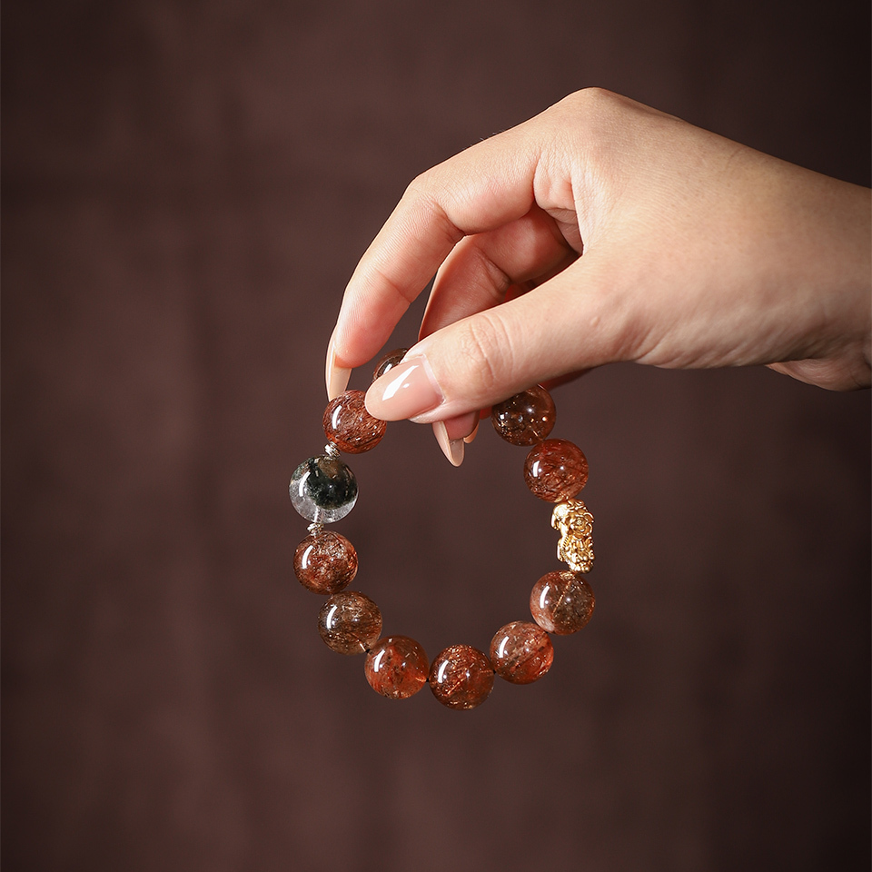 丰盈显化丨黑金超貔貅 手串