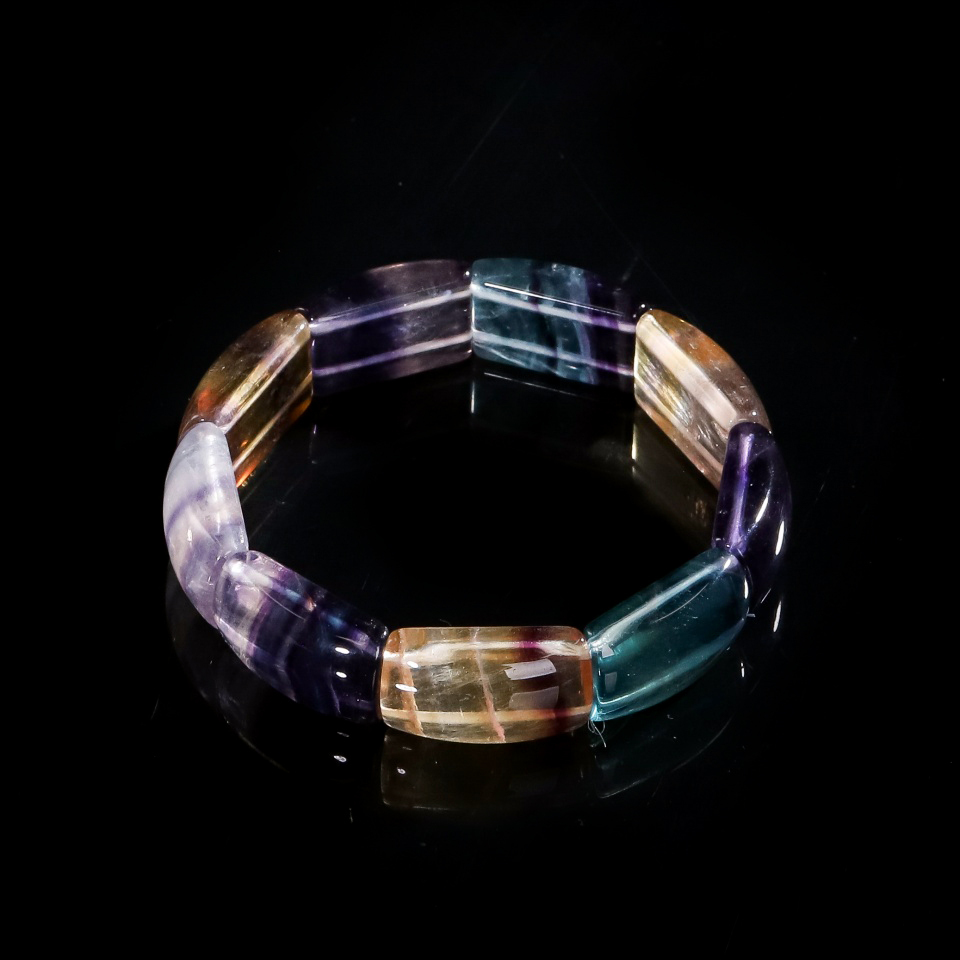 天才神韵丨彩萤石 手牌