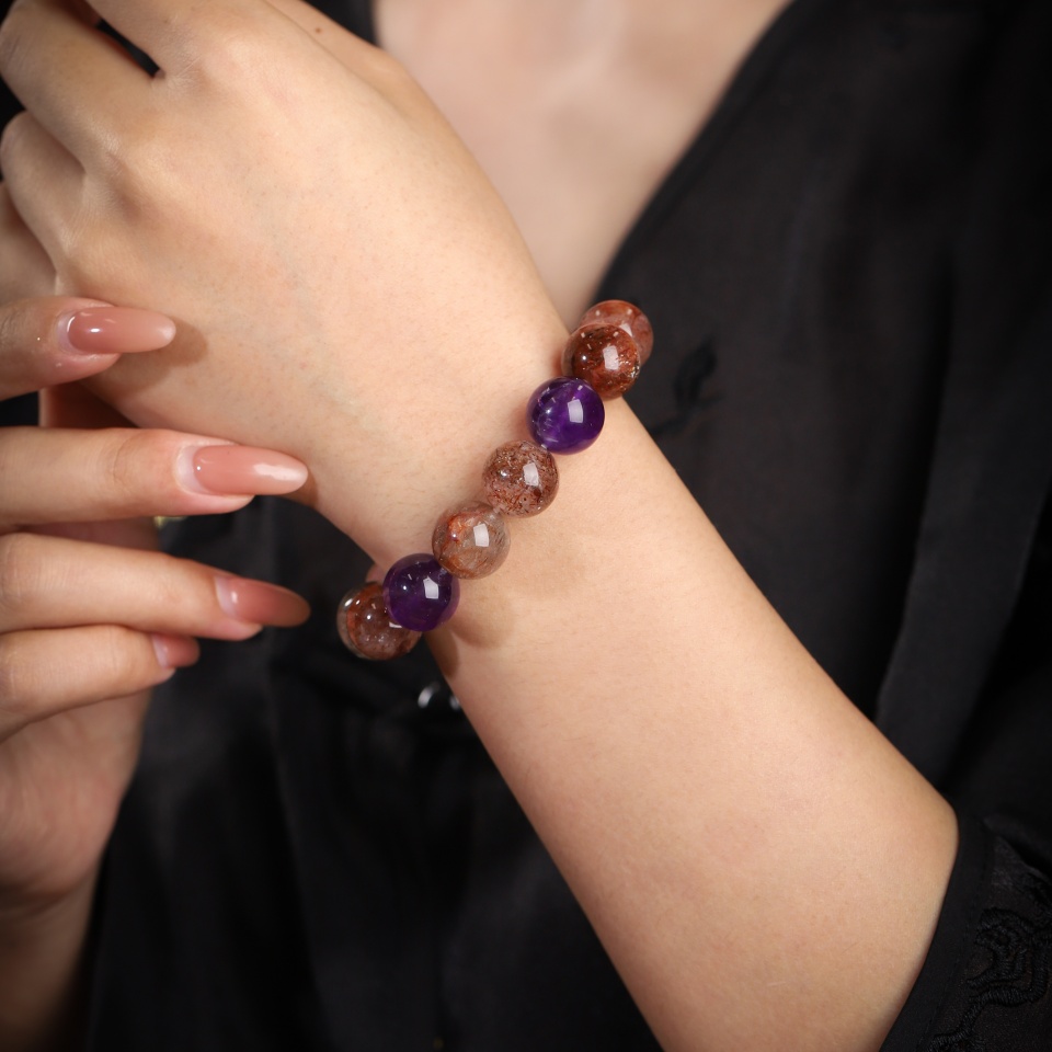 【富】黑金聚彩｜黑金超七 手串