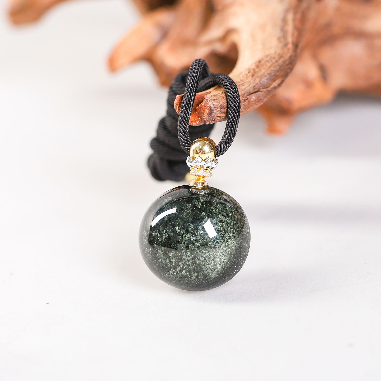 极品绿幽灵吊坠