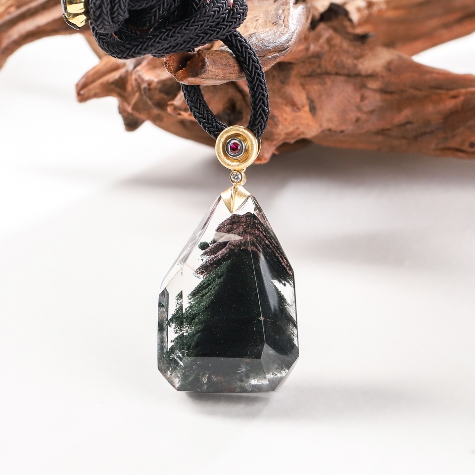 极品绿幽灵吊坠