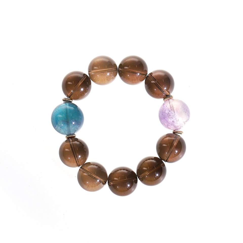 扎根落地 · 稳稳的安全感｜天然茶晶 手串