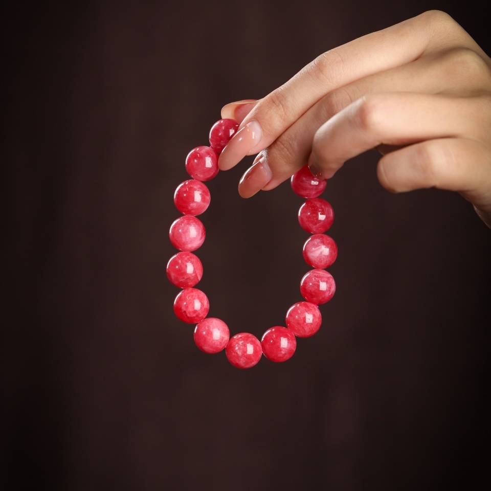 【爱】帝国玫瑰丨老料蔷薇石 手串