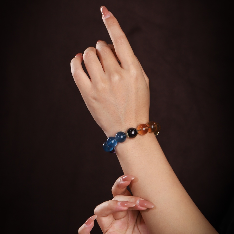 【爱】热情滋养丨三色火焰 手串