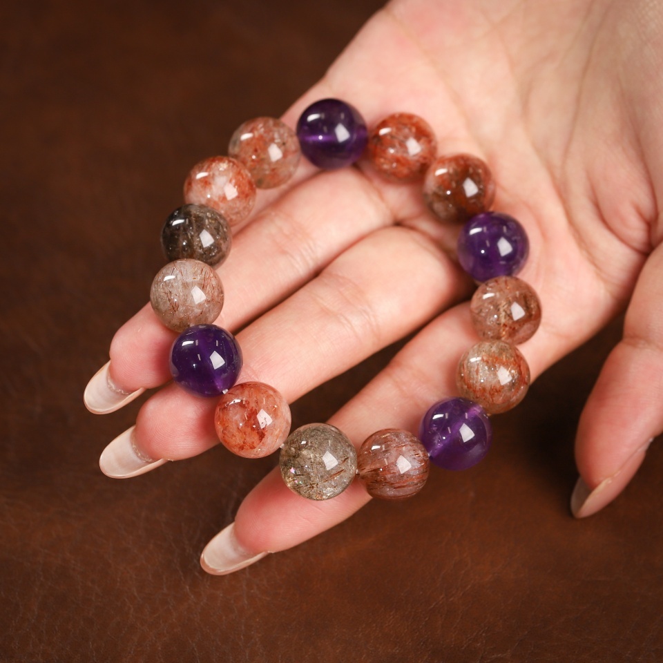 【富】黑金聚彩｜黑金超七 手串