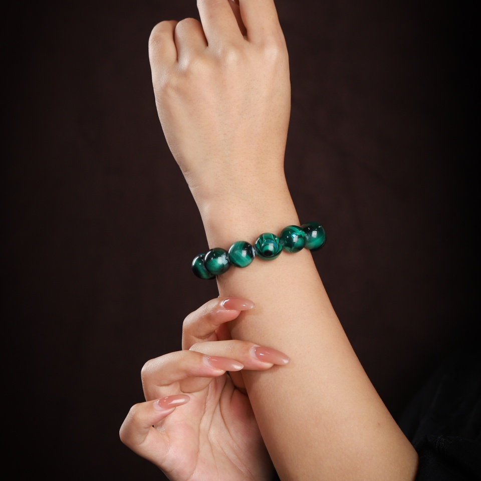 【愈】大地之药丨孔雀石 手串