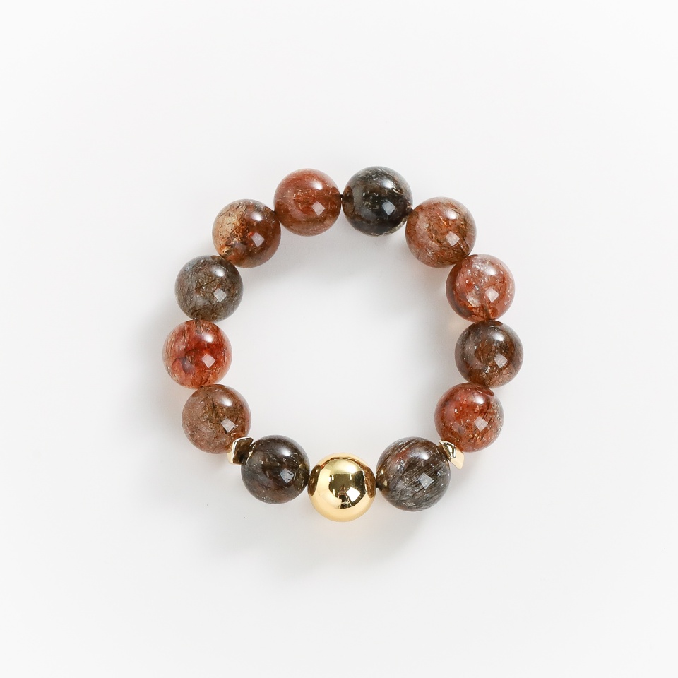 金辉闪耀丨黑金超设计款 手串