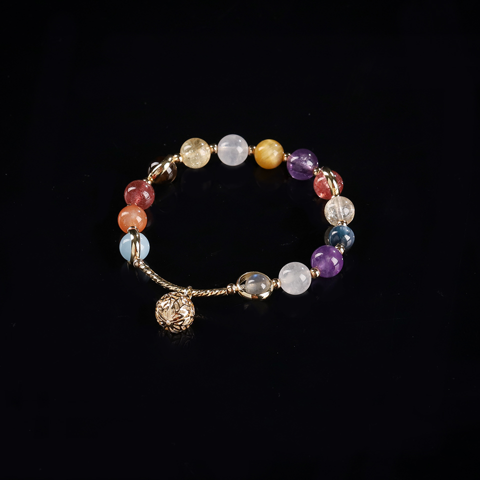 彩虹筑梦丨彩虹多宝 宝宝手链