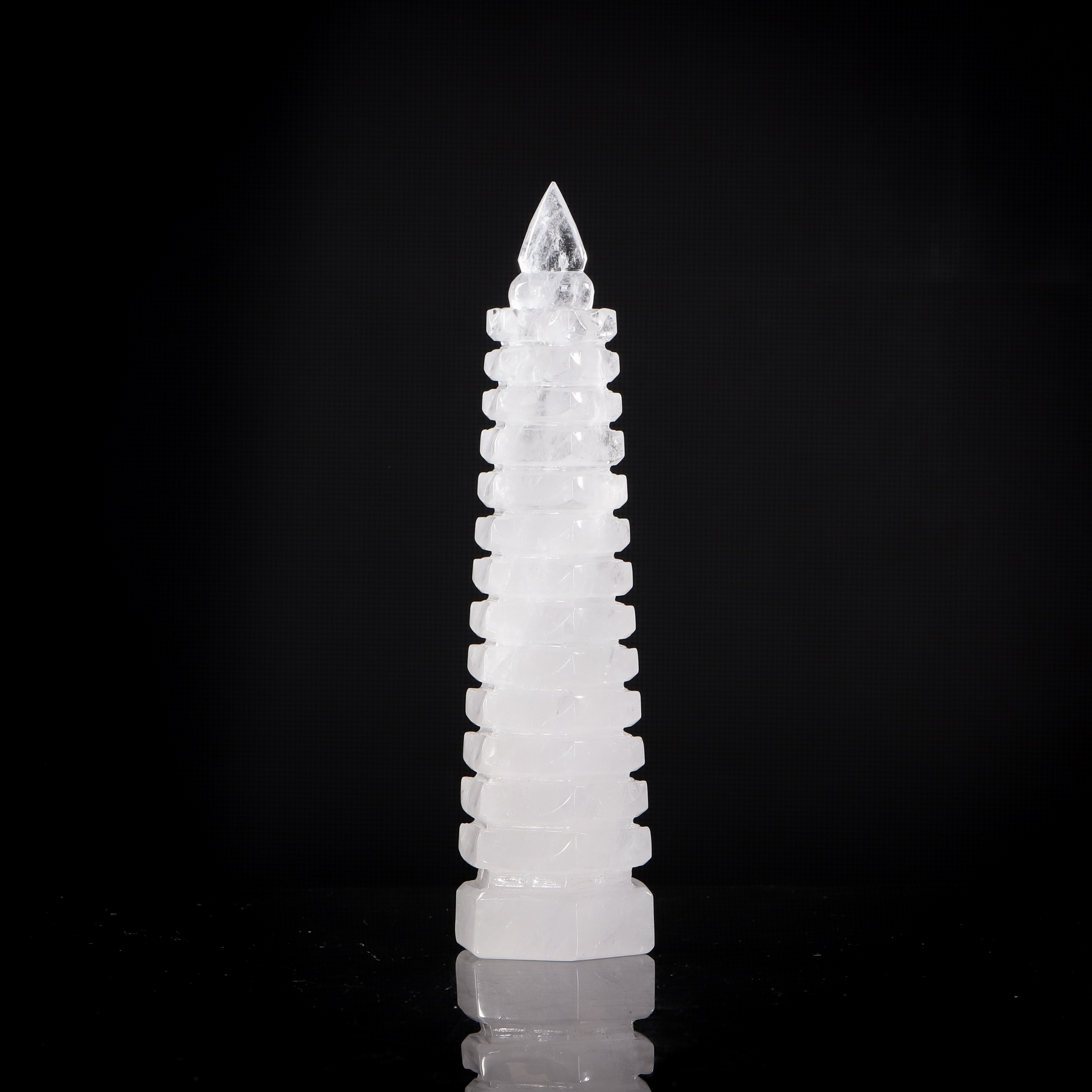 旺事业 · 助学业｜白水晶13层文昌塔