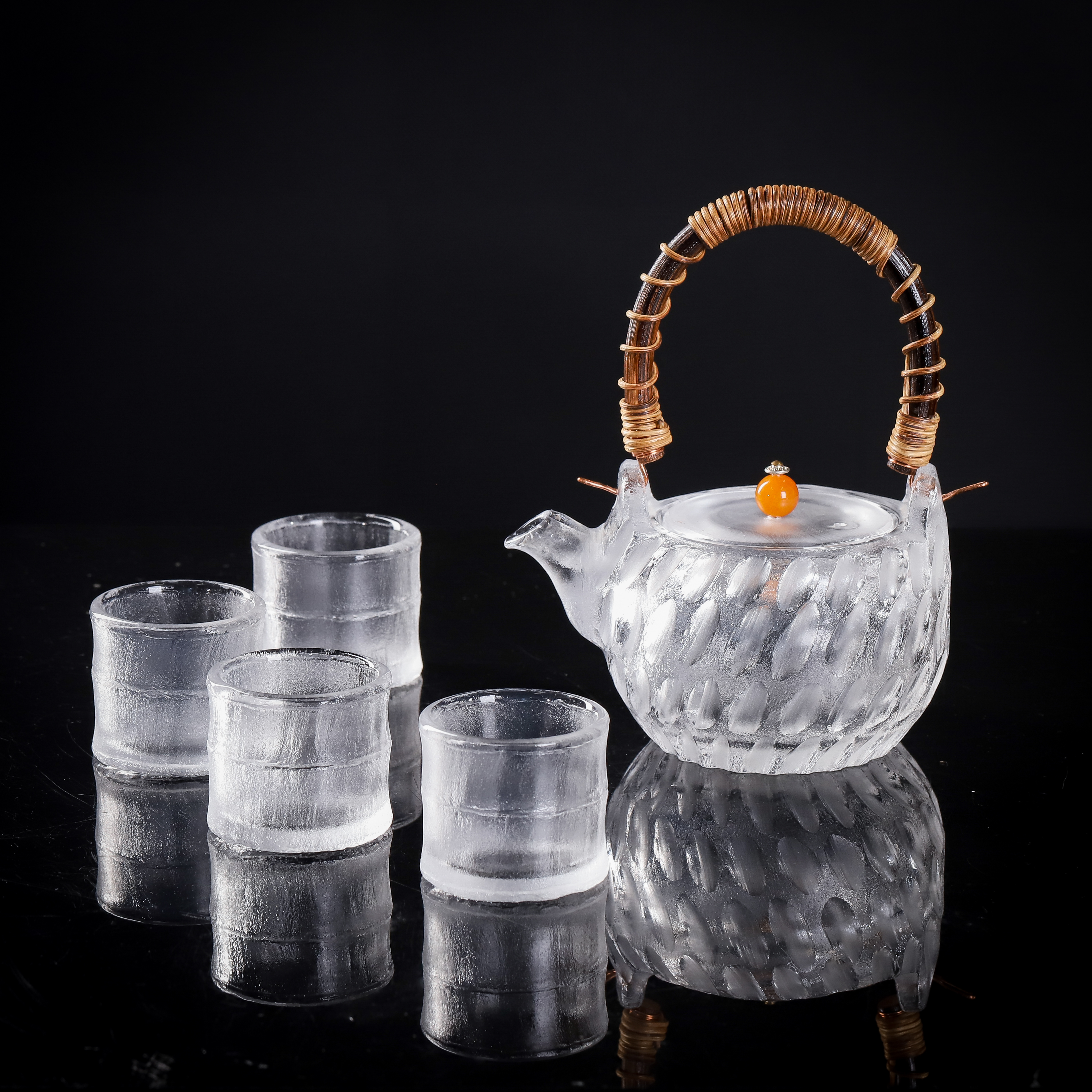 能量 × 茶道 ｜水晶品茗 白水晶茶具