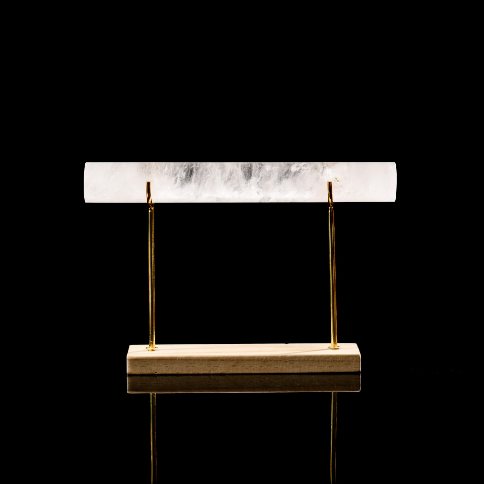 丰饶在握丨白水晶手握杖 摆件