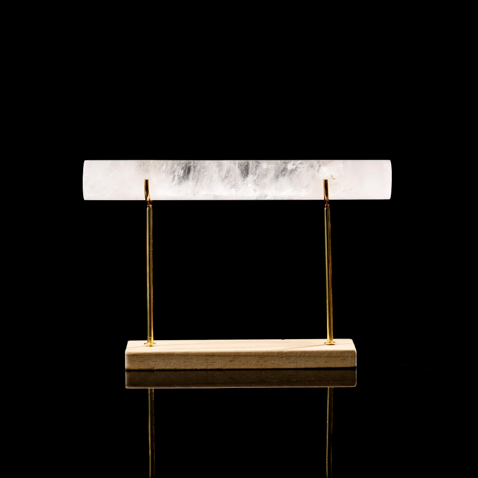 丰饶在握丨白水晶手握杖 摆件