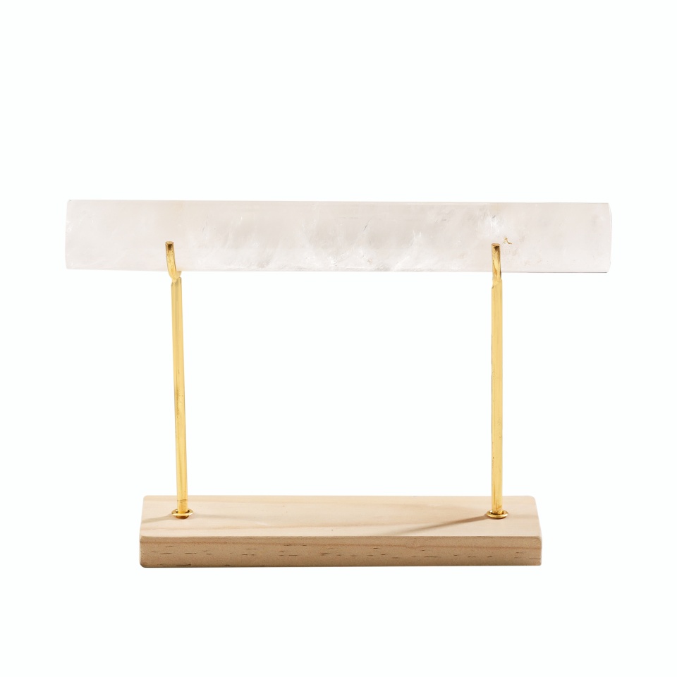 丰饶在握丨白水晶手握杖 摆件