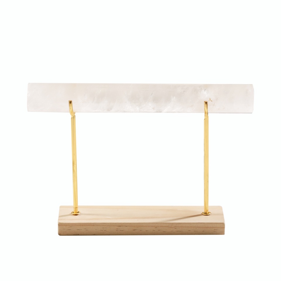 丰饶在握丨白水晶手握杖 摆件