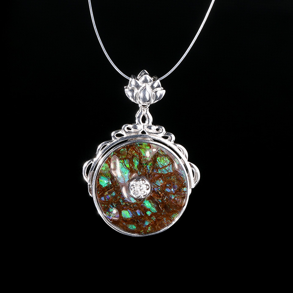 【富】炫彩圆满丨斑彩石平安扣