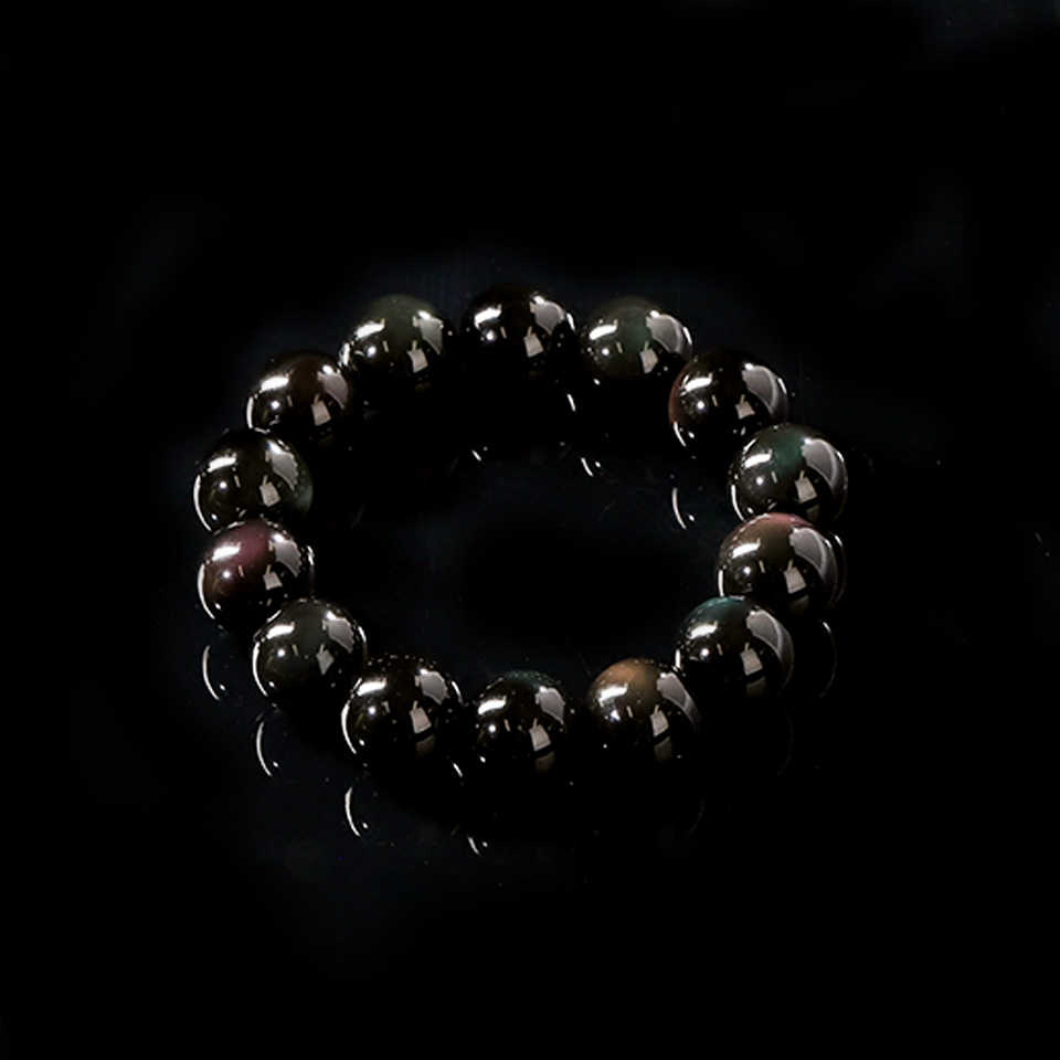 【愈】扎根显化丨红绿彩曜石 手串