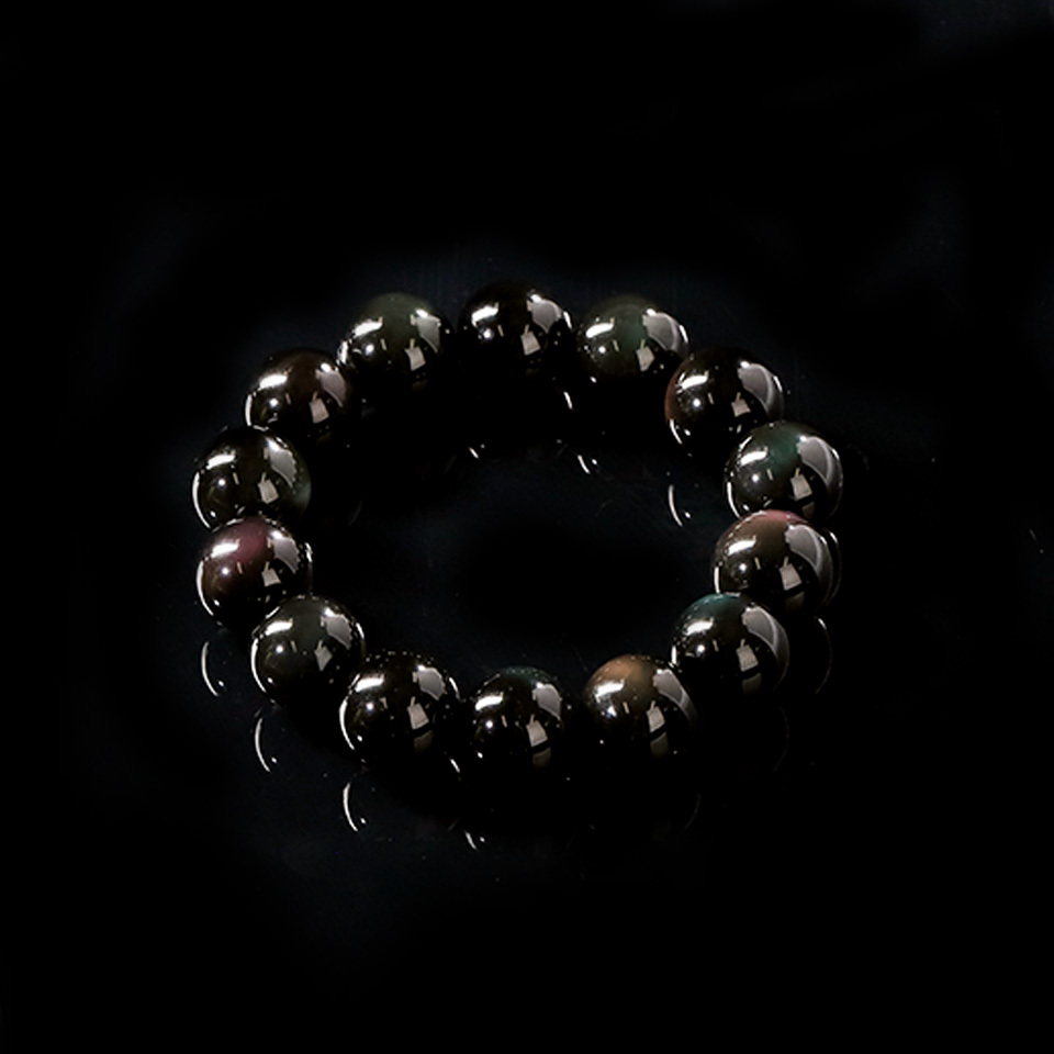 【愈】扎根显化丨红绿彩曜石 手串