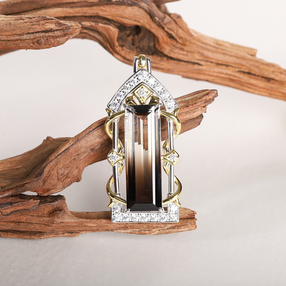 珠宝级水晶-全球独家太极双晶宝石