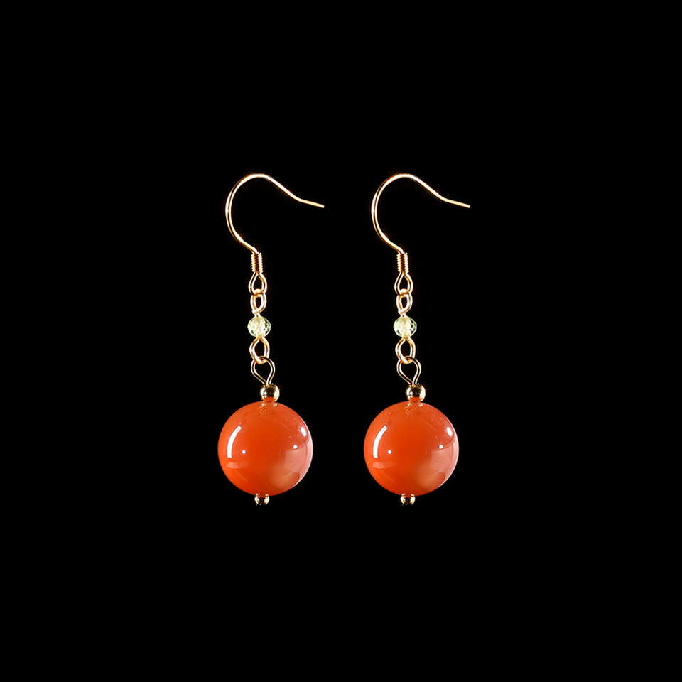 【爱】华夏祥瑞 | 南红如意 耳环