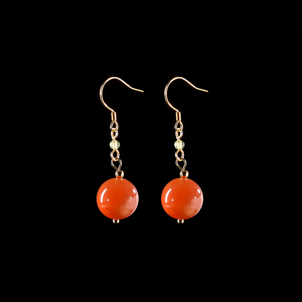 【爱】华夏祥瑞 | 南红如意 耳环