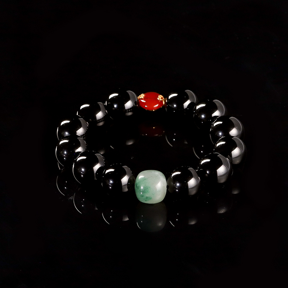 防护之盾丨黑碧玺设计款 手串