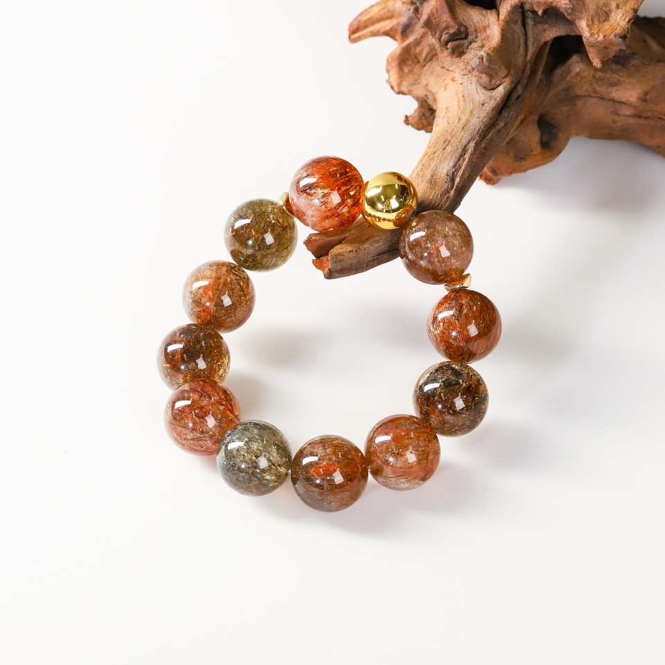 金辉闪耀丨黑金超设计款 手串