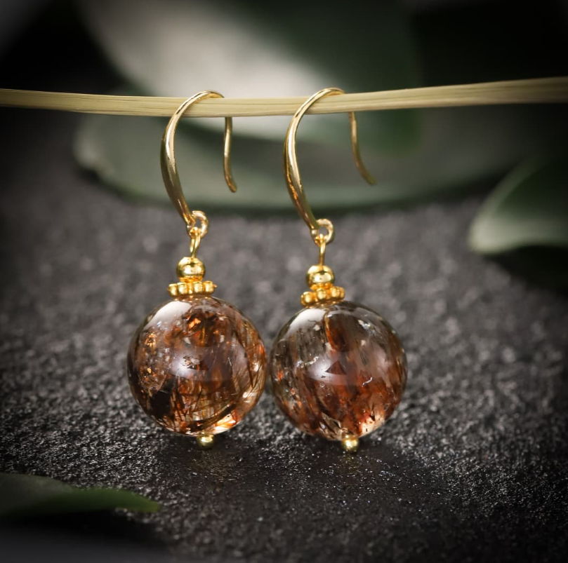 黑金超七耳环【直播T】