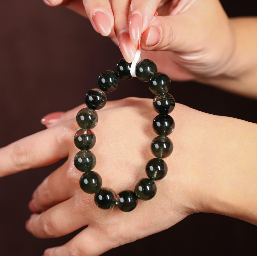 精品千层+聚宝盆绿幽灵手串【直播T】【预售14天】