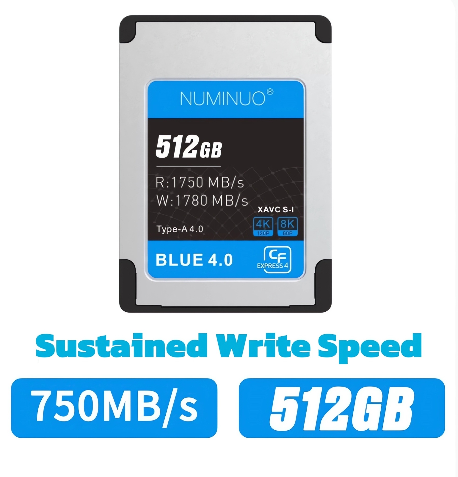 CFexpress Card Type A 512GB Waterproof, Dustproof, Shock Resistant