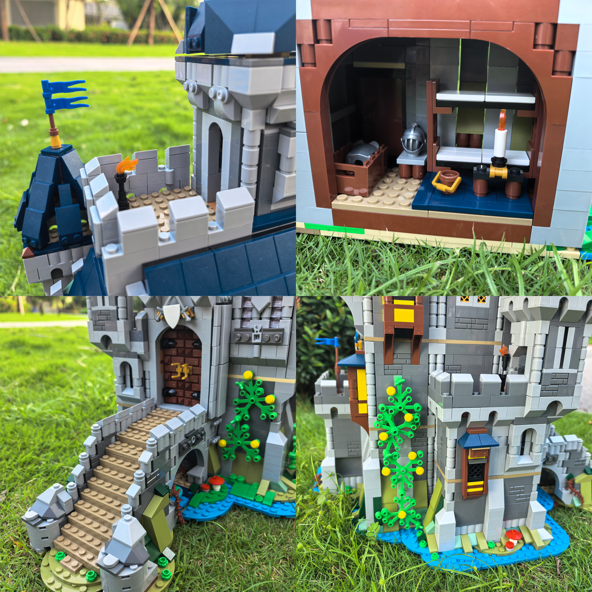 Moc The Black Falcon Knight's Castle