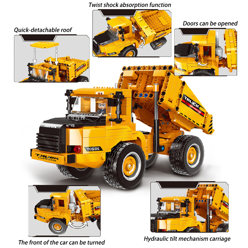 The Heavy Duty Truck：Dump Truck-marstoy